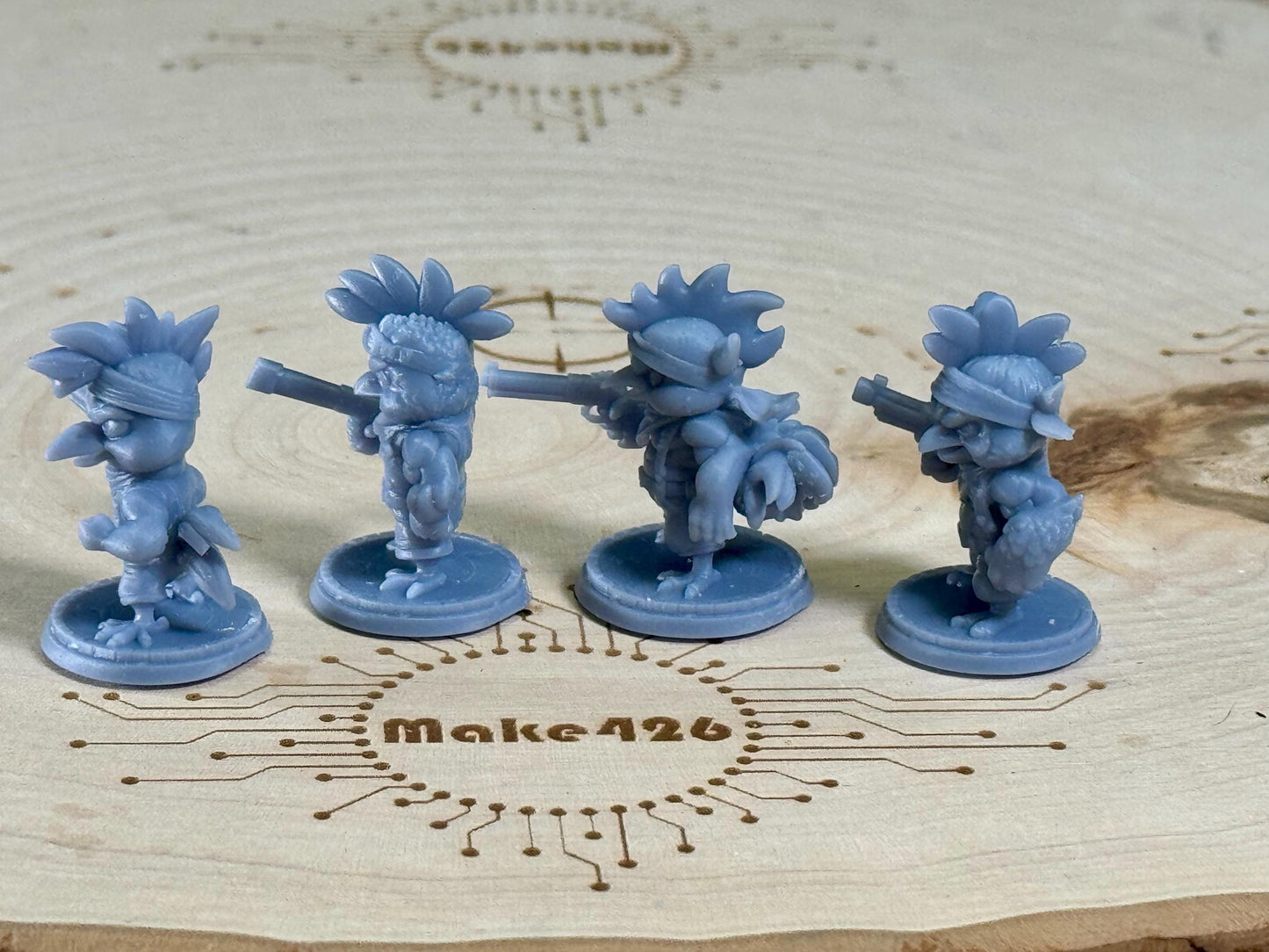 Warfare Chickens. 32 mm scale miniatures