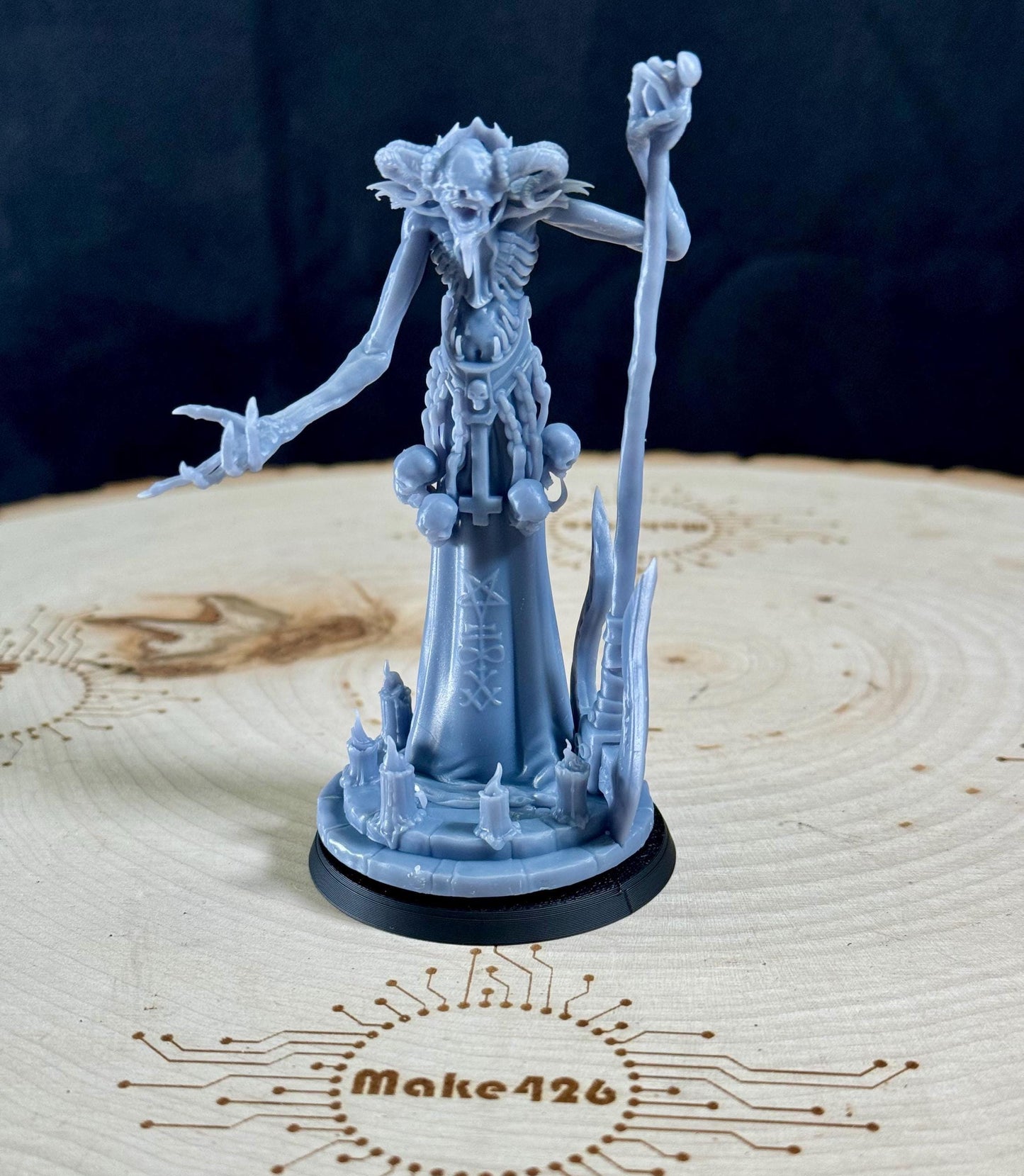 Trench Crusade Necromancer Miniature: Candles of Heresy, Lord of Tumours Proxy