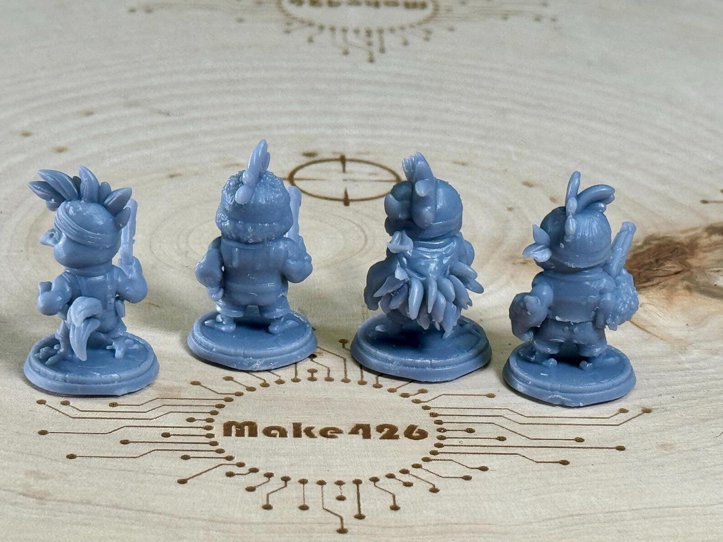 Warfare Chickens. 32 mm scale miniatures