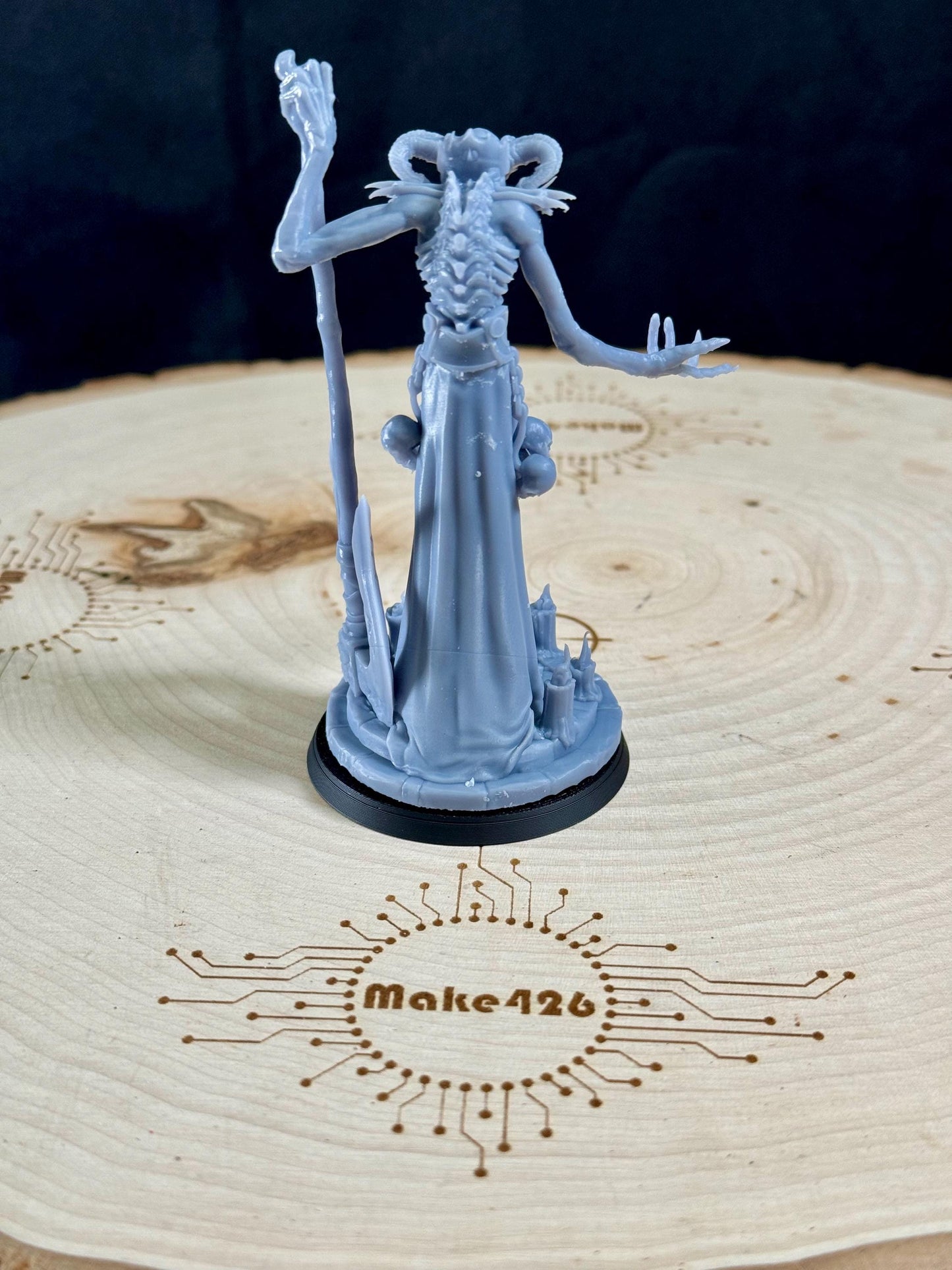 Trench Crusade Necromancer Miniature: Candles of Heresy, Lord of Tumours Proxy