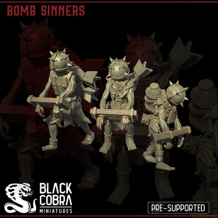 Ecclesiastic Prisoners - Trench Crusade - Trench pilgrim Bomb Sinner proxy.